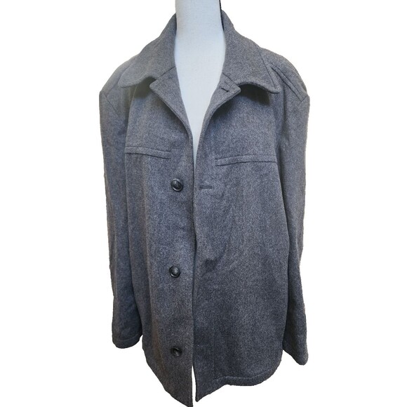 Hugo Boss Cashmere Gray Chester Jacket Size 40R - Picture 1 of 11